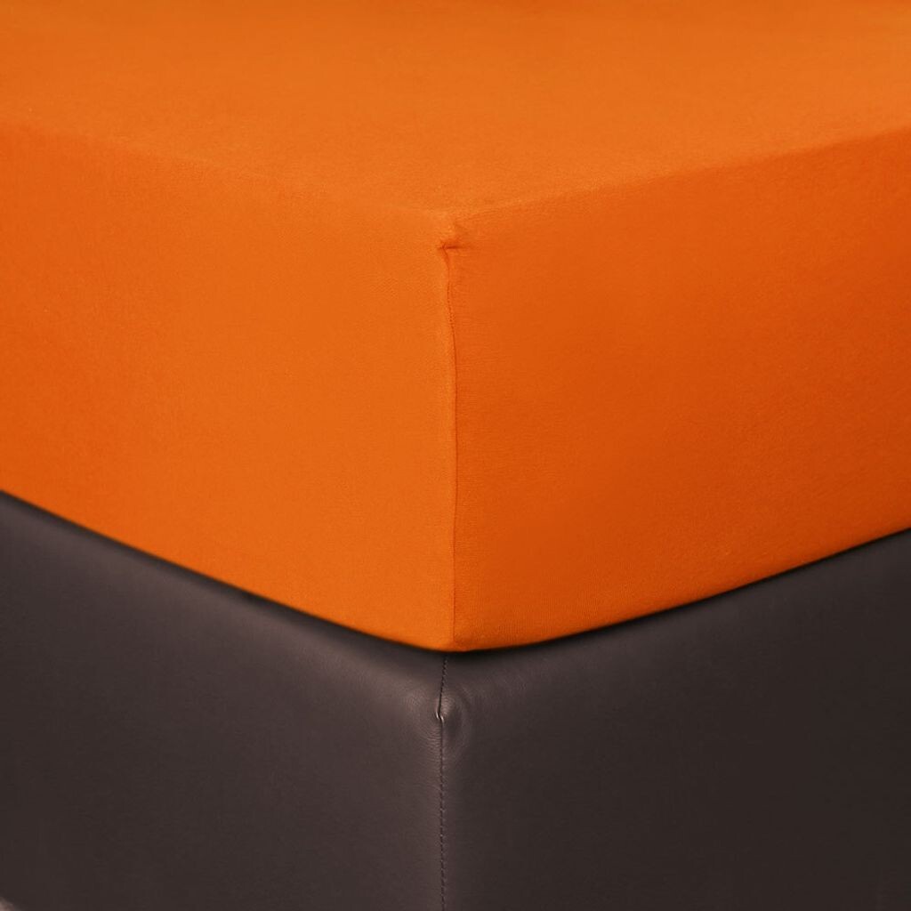 

Bettwaren-Shop Простыня на пружинной подставке 180x200 - 200x220 см оранжевый