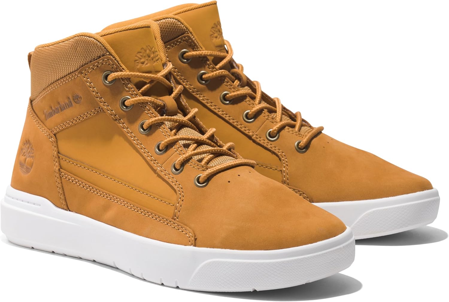 Timberland мужские кроссовки Allston Mid на шнуровке Wheat Nubuck — фото 2