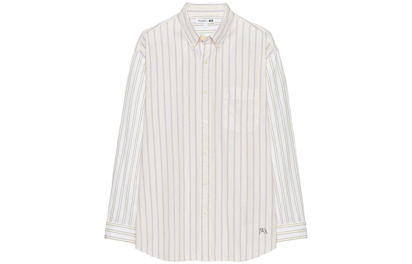 

Jw Anderson Jw Anderson Co-Branded Series Shirt Men Light Beige Uniqlo, светло-бежевый