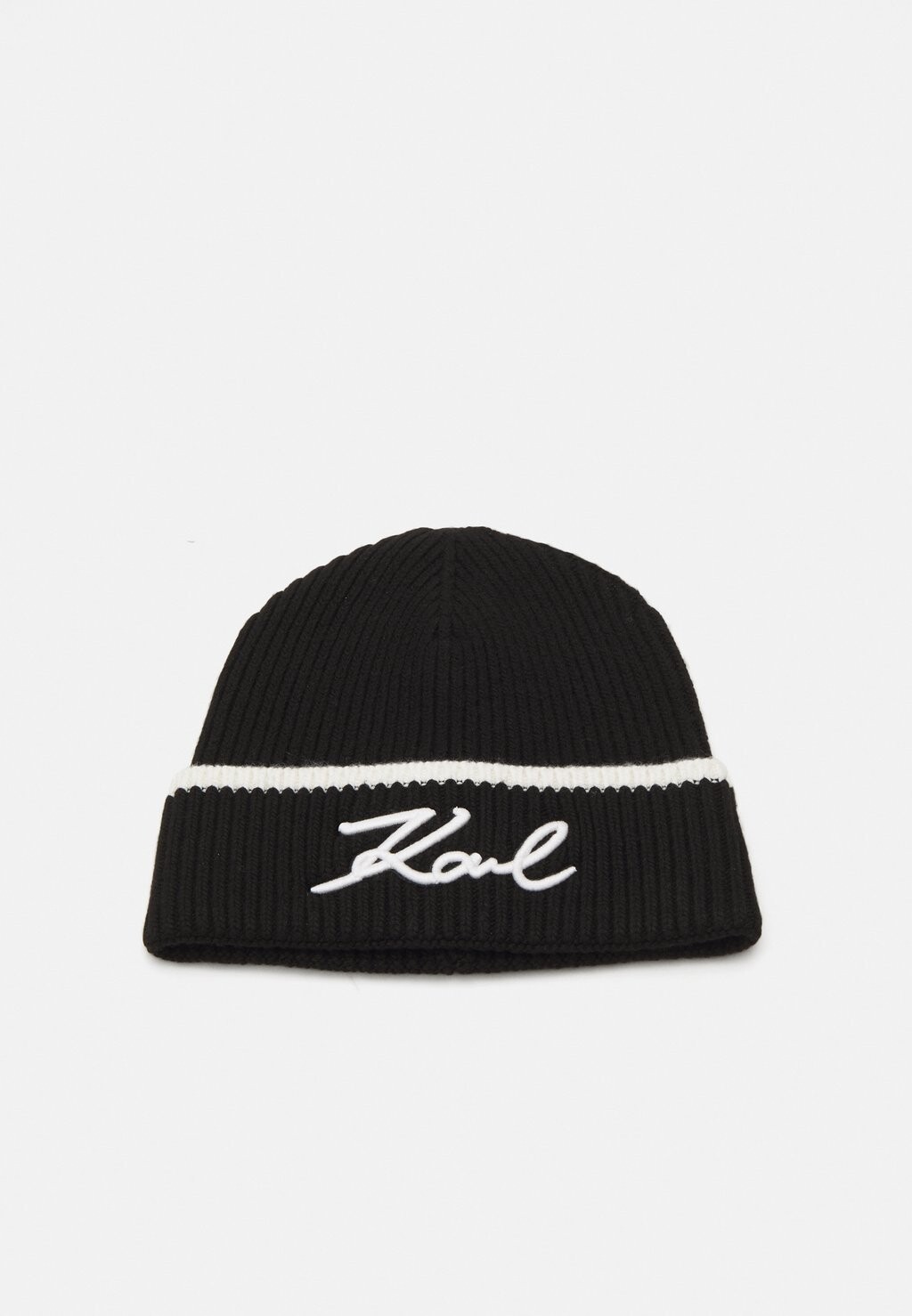 

Шапка SIGNATURE BEANIE KARL LAGERFELD, черный