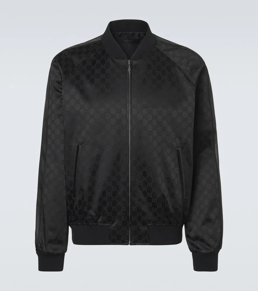 Джемпер GG Gucci хлопковый атлас, черный