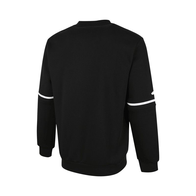 Свитшот мужской с круглым вырезом Moderate Adidas, черный (comes with adidas bag 1 pc) — фото 4