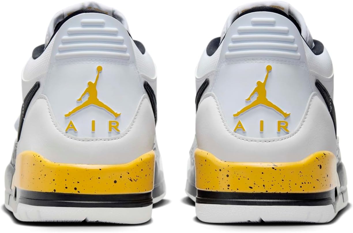 Мужские кроссовки Jordan Air Legacy 312 Low Nike, белый/желтый — фото 4