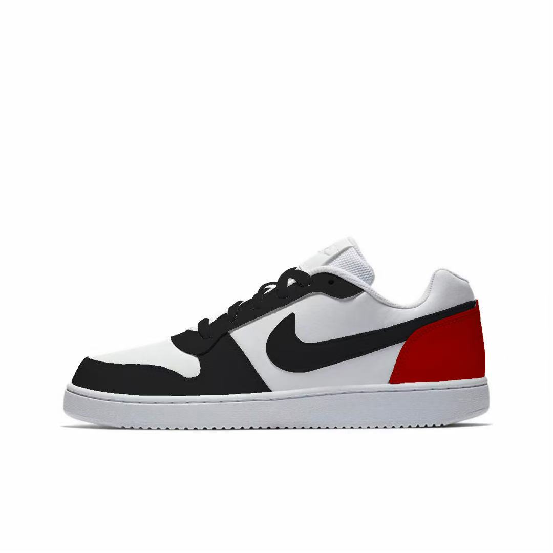 

Nike Низкие, износостойкие, противоскользящие кроссовки для скейтбординга EBERNON Night Ash Scarlet, мужские, черно-красные