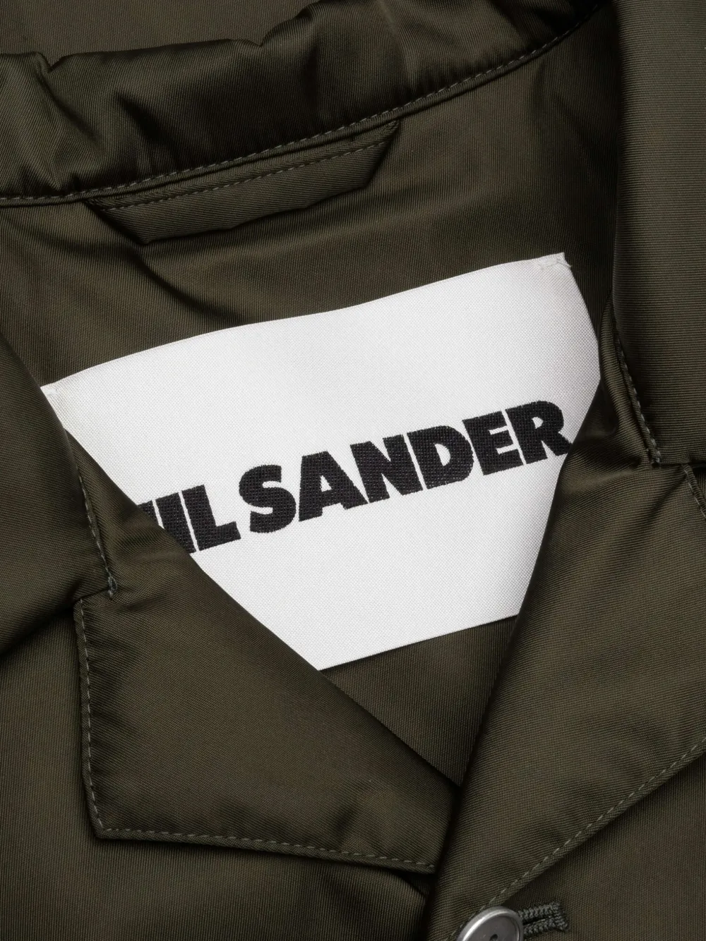 Рубашка с короткими рукавами и застежкой на пуговицы JIL SANDER, зеленый — фото 3