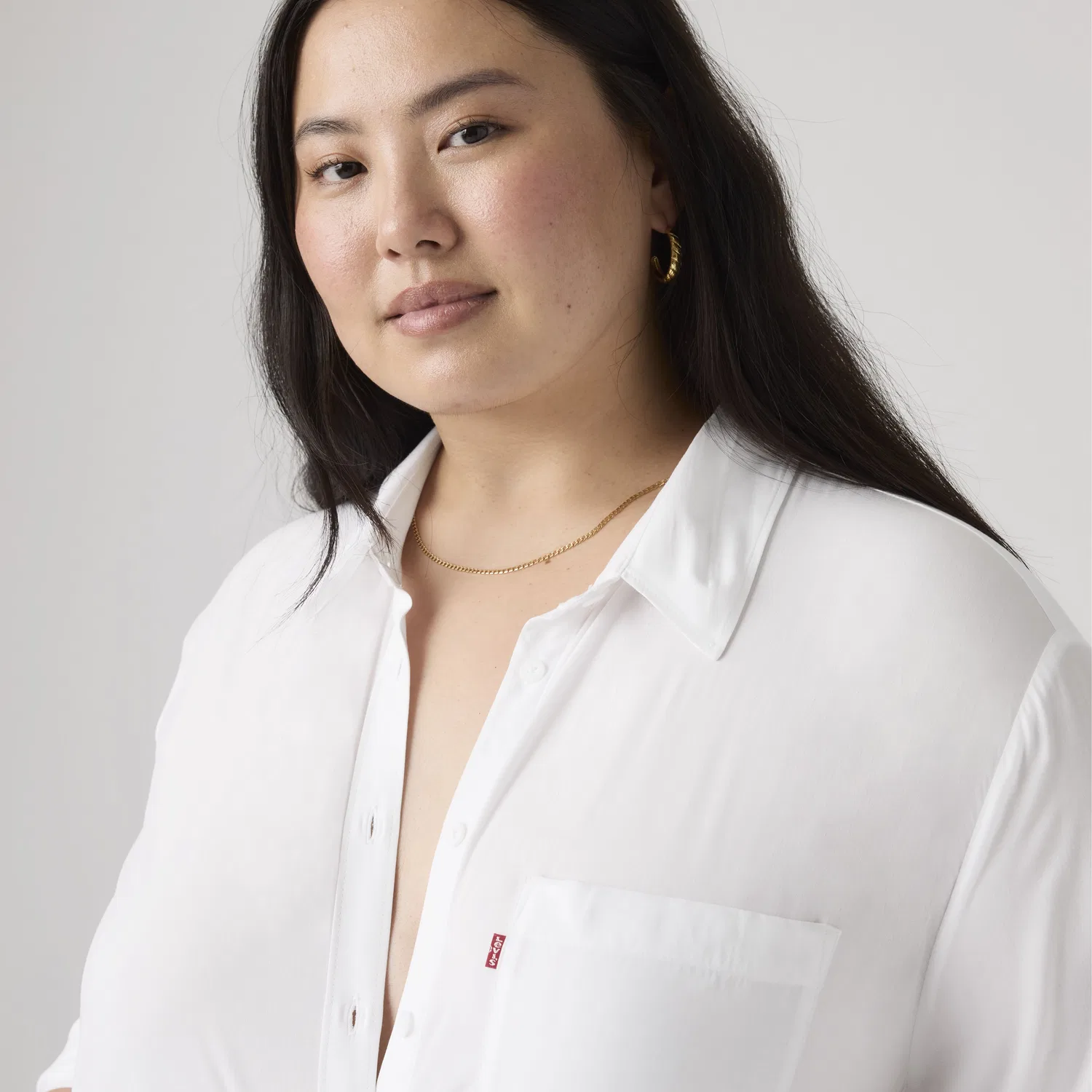 Рубашка Darlene (большого размера) Levi's, White — фото 2