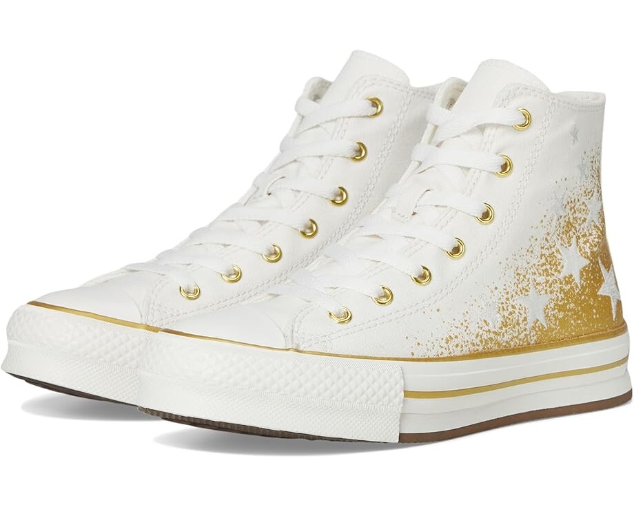

Кроссовки Converse Kids Chuck Taylor All Star Eva Lift, цвет Vintage White/Gold