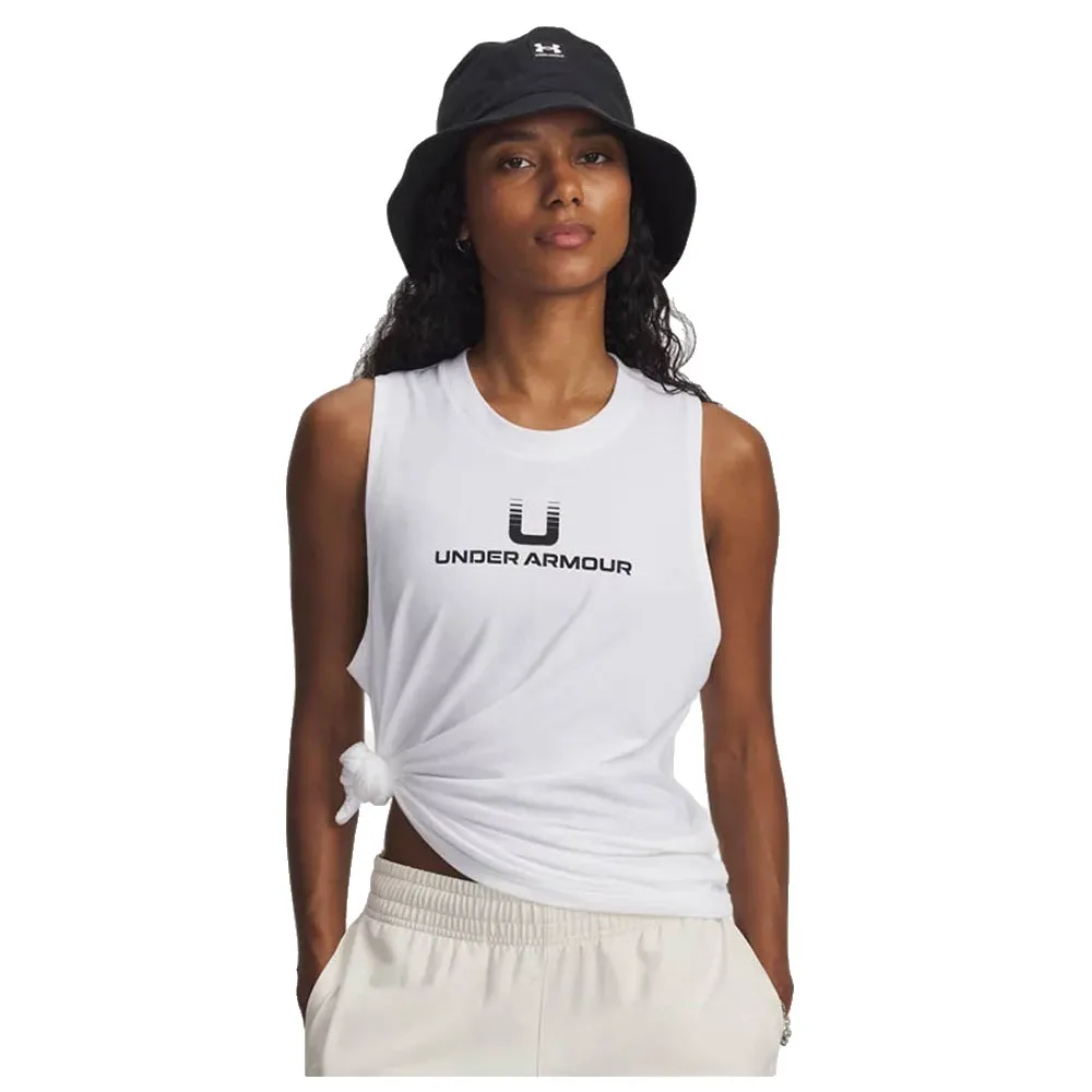 

Футболка без рукавов Under Armour Varsity U, белый