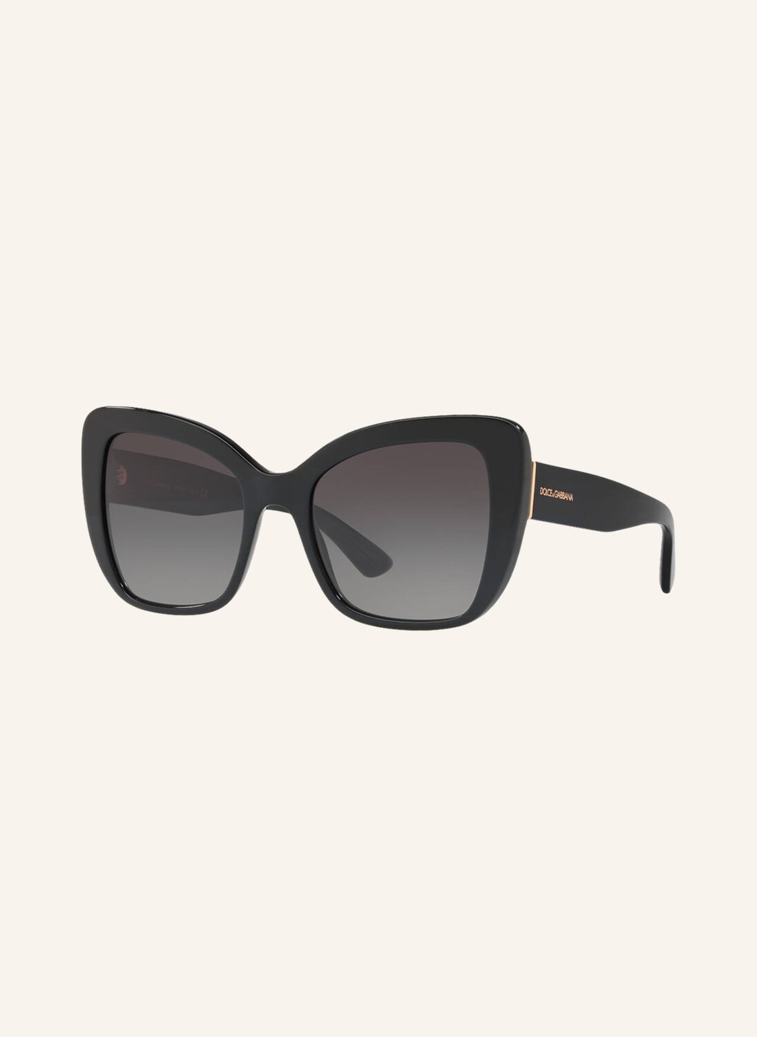 

Солнцезащитные очки dg 4348 DOLCE & GABBANA, черный/серый градиент