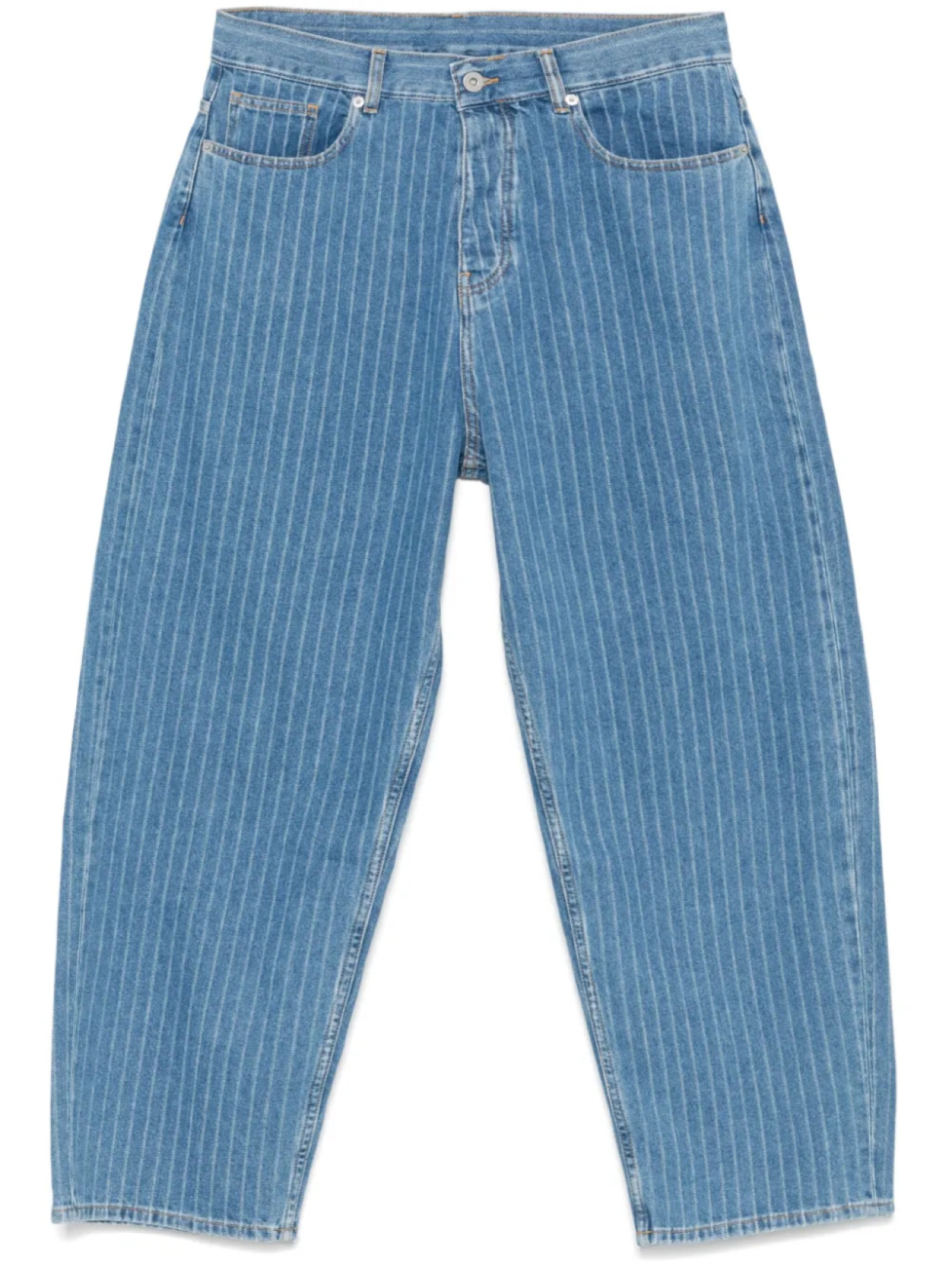 

Drôle De Monsieur джинсы Le Jean Baggy Rayures, синий