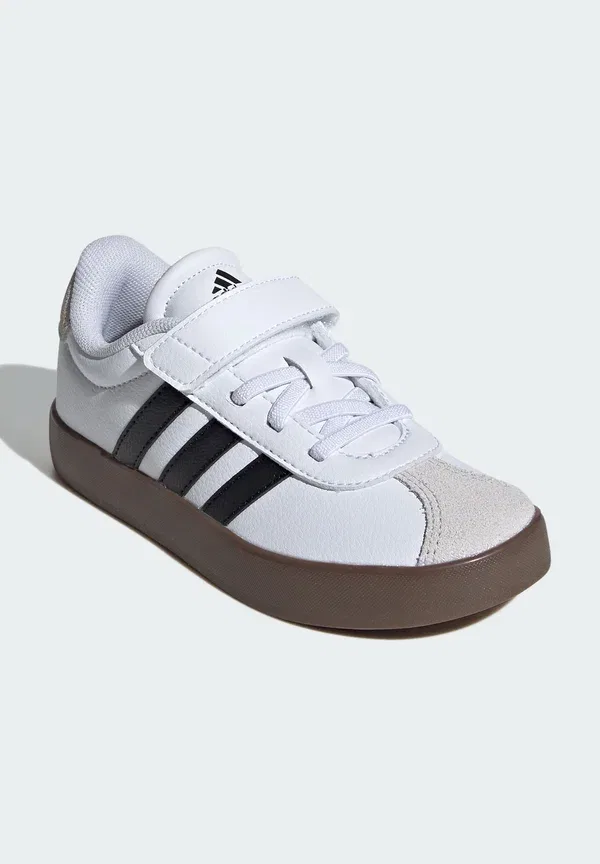 Кроссовки Adidas Performance VL Court 3.0 EL C, белый с черным и серым — фото 2