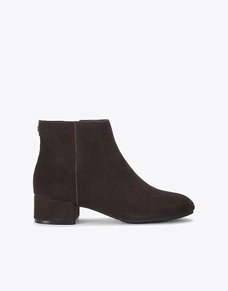 Ботильоны KG Kurt Geiger Tabina средней высоты из коричневой замши