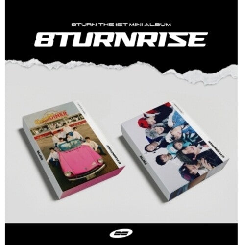 

CD диск 8Turn: 8Turnrise - Random Cover - incl. 84pg Booklet, 64pf Selfie Book, 2 Photocards, Sticker, Mini-Poster, 8 Film Photos, ID Picture + Lyric Paper