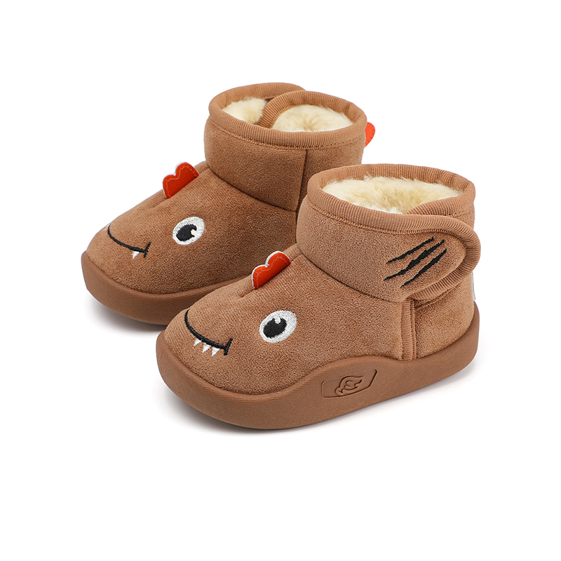 B.Duck Желтые утиные термостельки мид-топ детские ботинки для детей 3-7 лет — фото 3