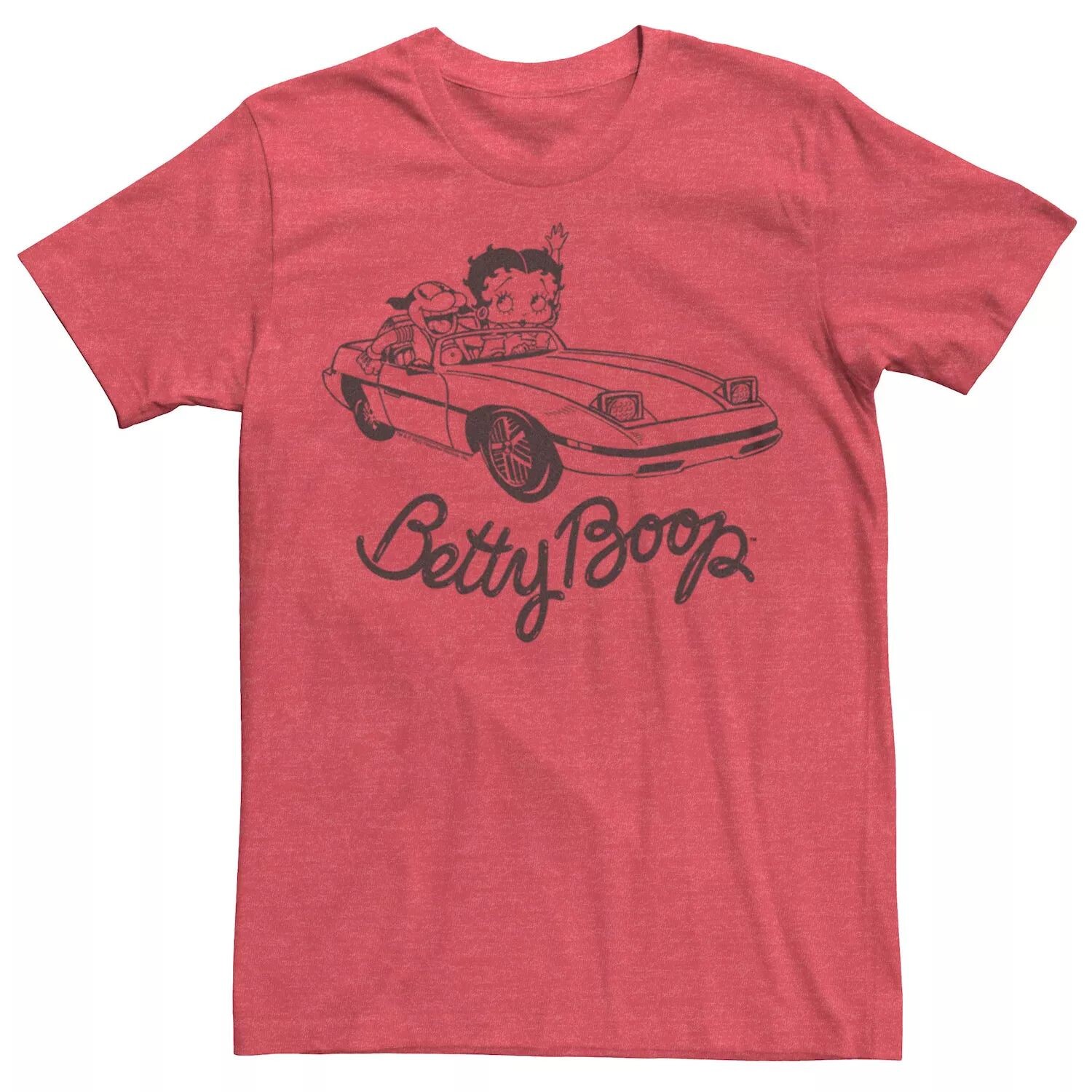 

Мужская футболка Betty Boop Convertible Car Ride Licensed Character