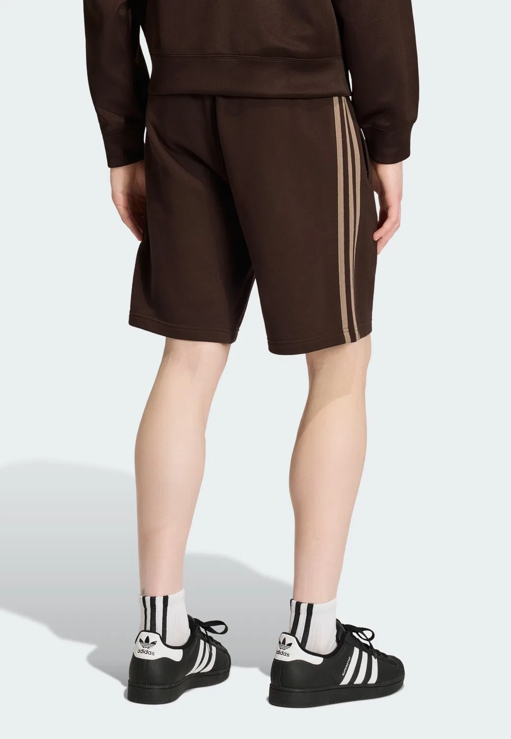 Шорты Adidas Originals Regular коричневый, светло-коричневый цвета — фото 3