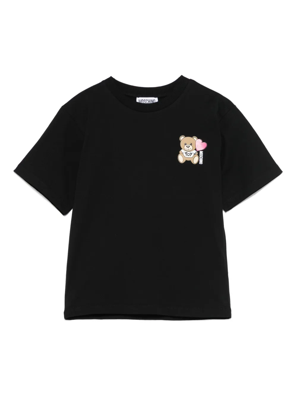 

Футболка с узором Teddy Bear Moschino Kids, черный