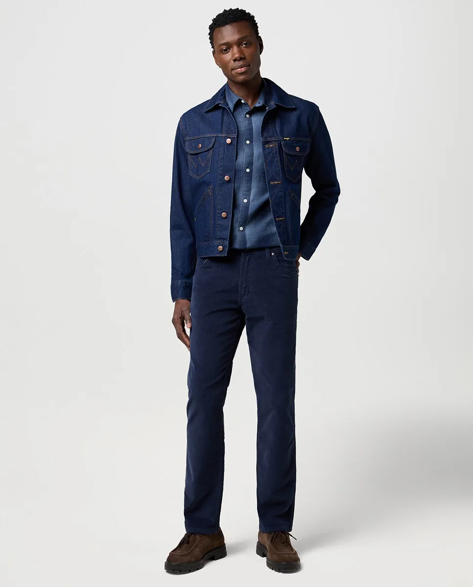 

Мужские вельветовые брюки Greensboro Wrangler, темно-синий