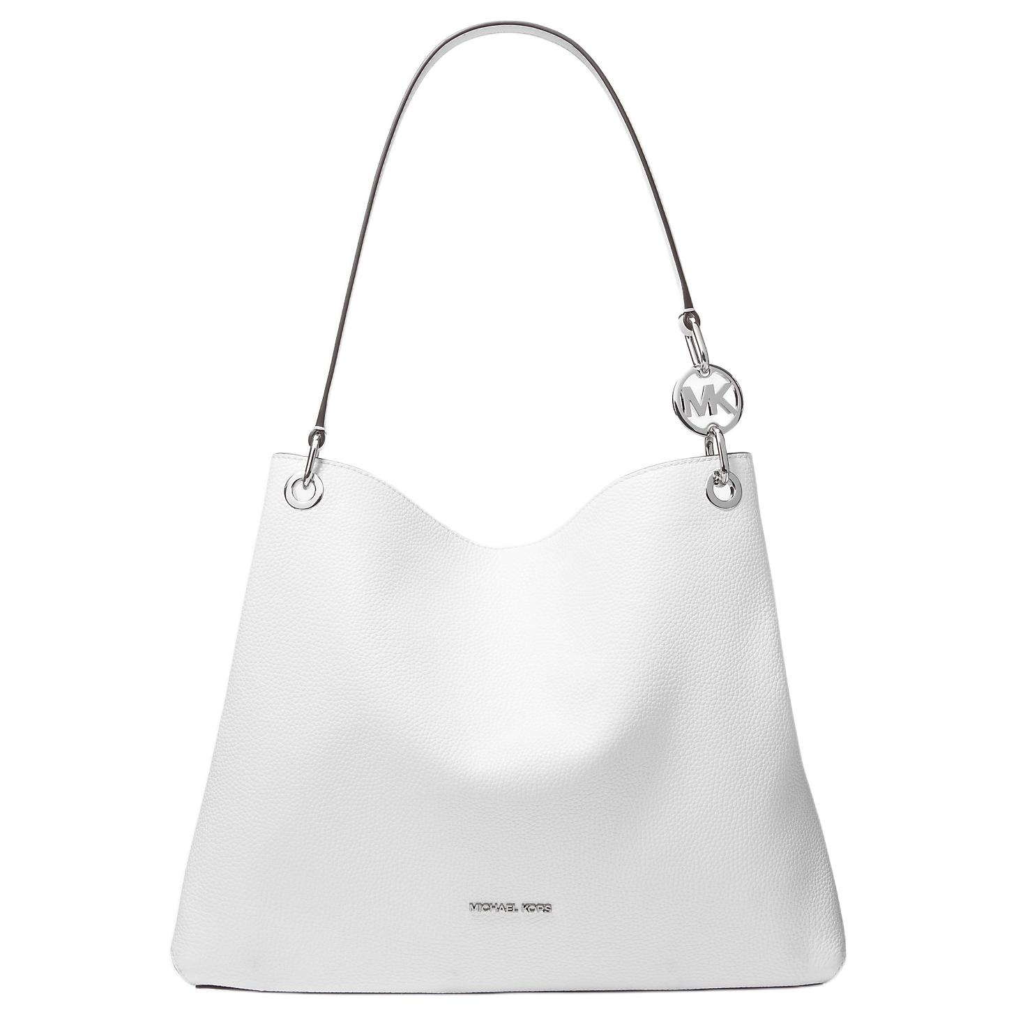 

MICHAEL KORS Кожаная сумка, большая женская сумка через плечо белая