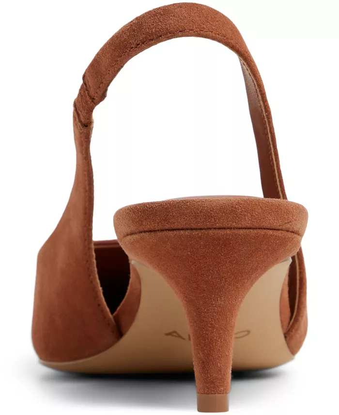 Женские туфли Leane на каблуке с ремешком на пятке ALDO, коричневый — фото 3