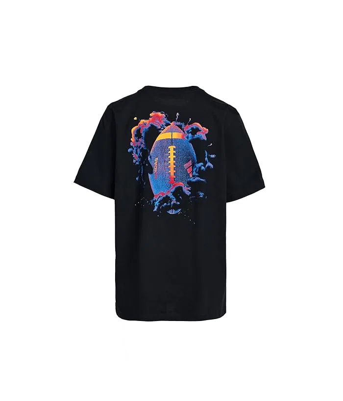 Футболка Football Vapor Tee Adidas Kids, Black/Multicolor — фото 2