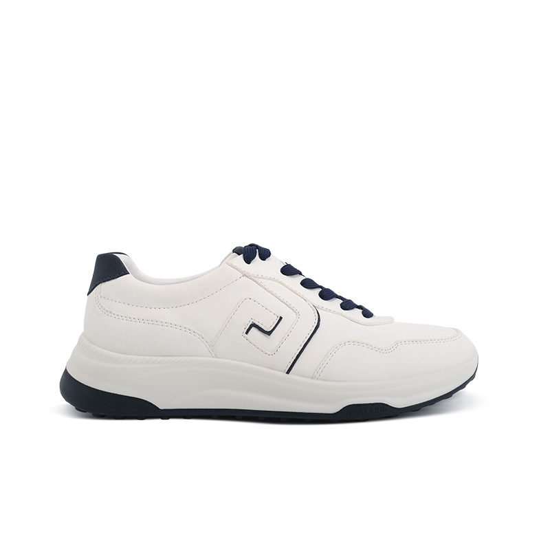 GOLF Низкие повседневные кроссовки мужские белый и темно-синий, цвет White+Navy Blue — фото 2