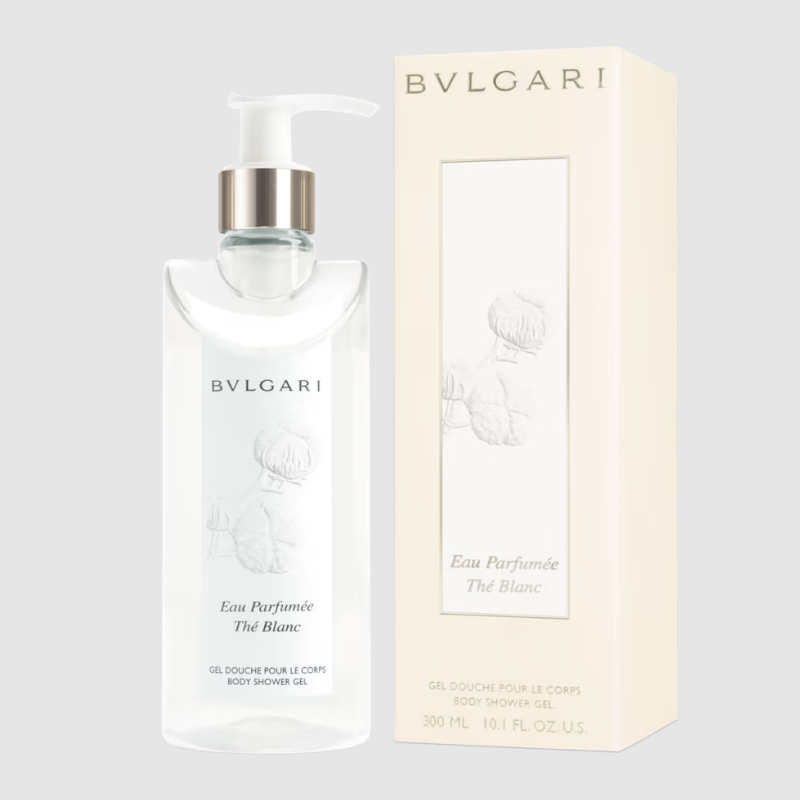 BVLGARI Гель для душа Tea Collection White Tea увлажняющий глубокого очищения 300ml — фото 2
