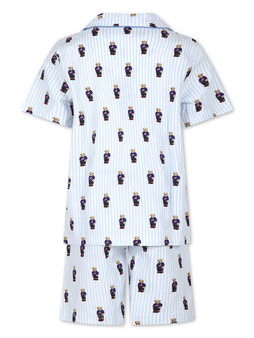 Пижама с принтом Polo Bear POLO RALPH LAUREN KIDS, синий — фото 2