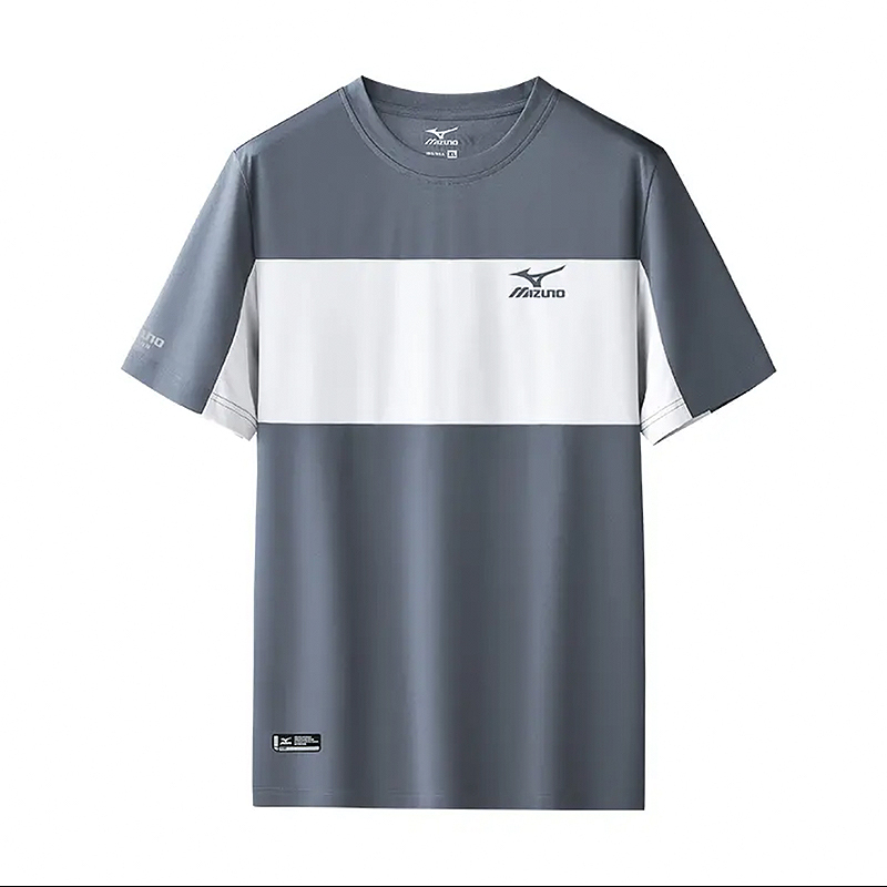 

Футболка унисекс Mizuno, темно-серый/светло-серый