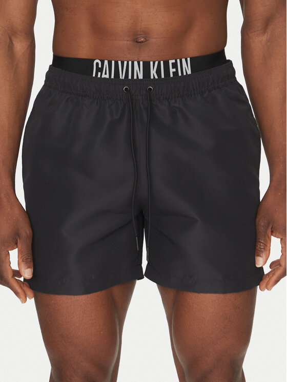 

Шорты для плавания стандартный крой KM0KM01093 Calvin Klein Swimwear, черный