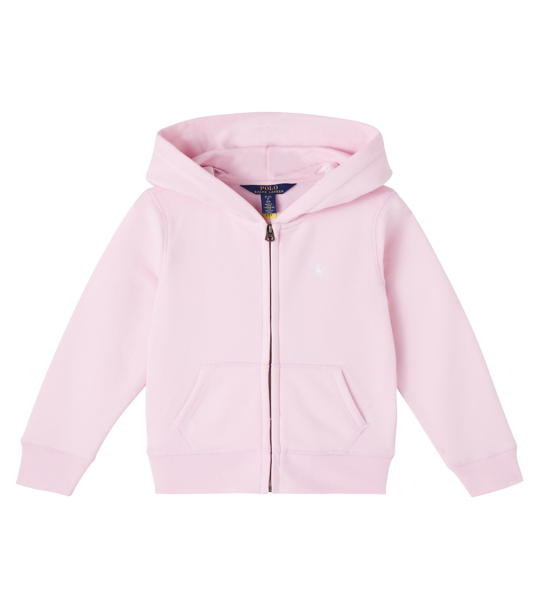 

Логотип худи из хлопковой смеси Polo Ralph Lauren Kids, Hint Of Pink