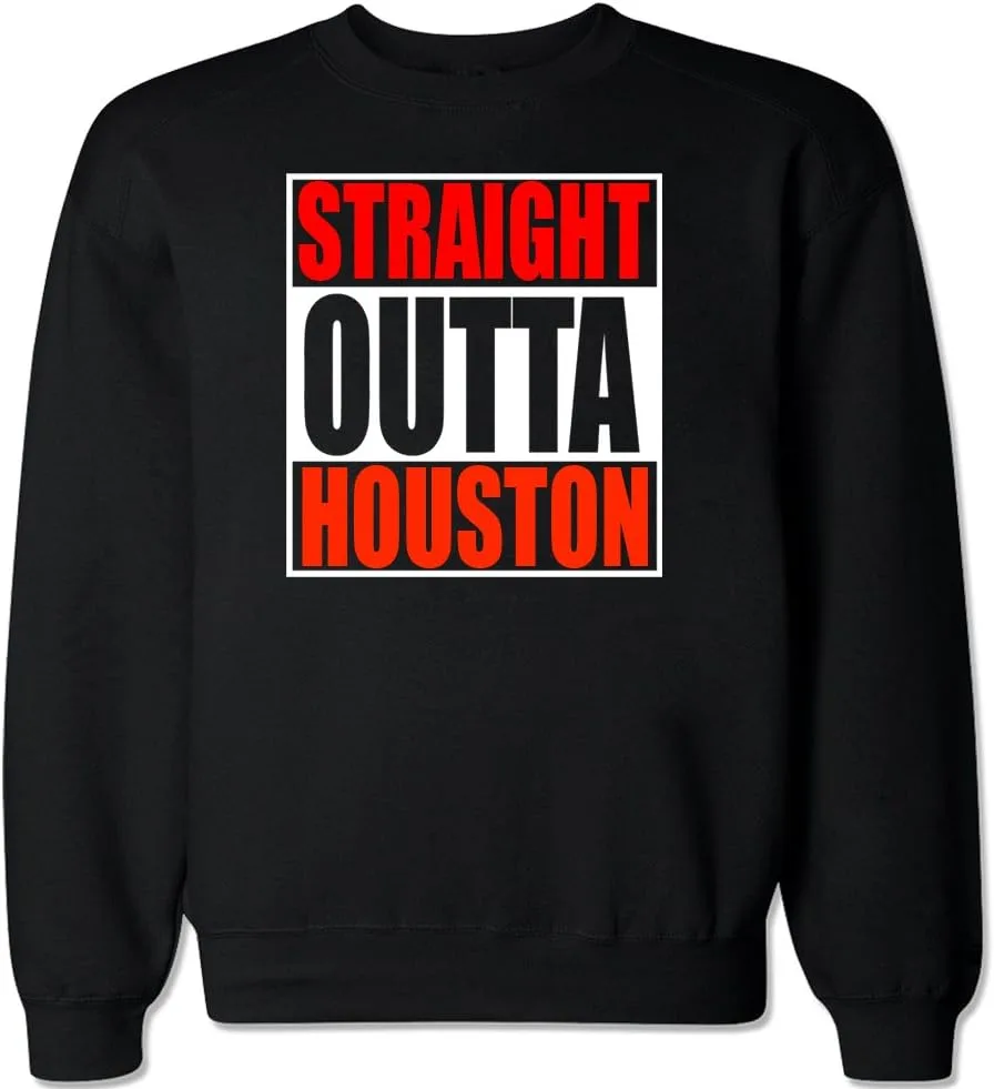 

FTD Apparel мужской свитер с круглым вырезом Straight Outta Houston