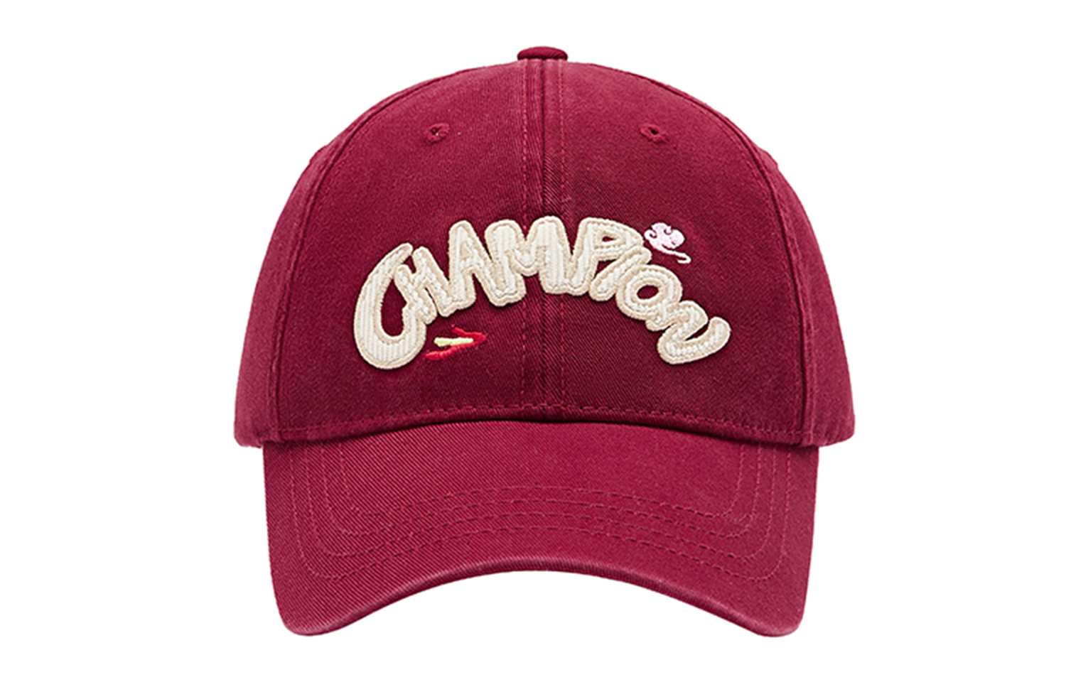 

Хлопковая бейсболка унисекс красная Champion