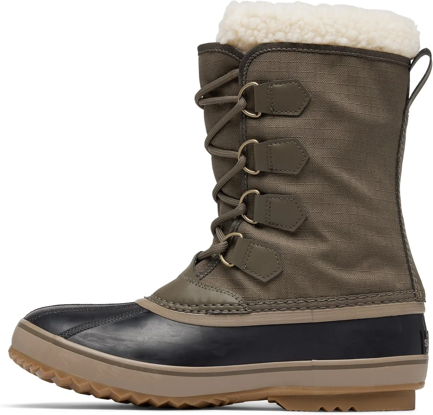 Мужские водонепроницаемые зимние ботинки Sorel 1964 Pac из нейлона, Major Black — фото 4