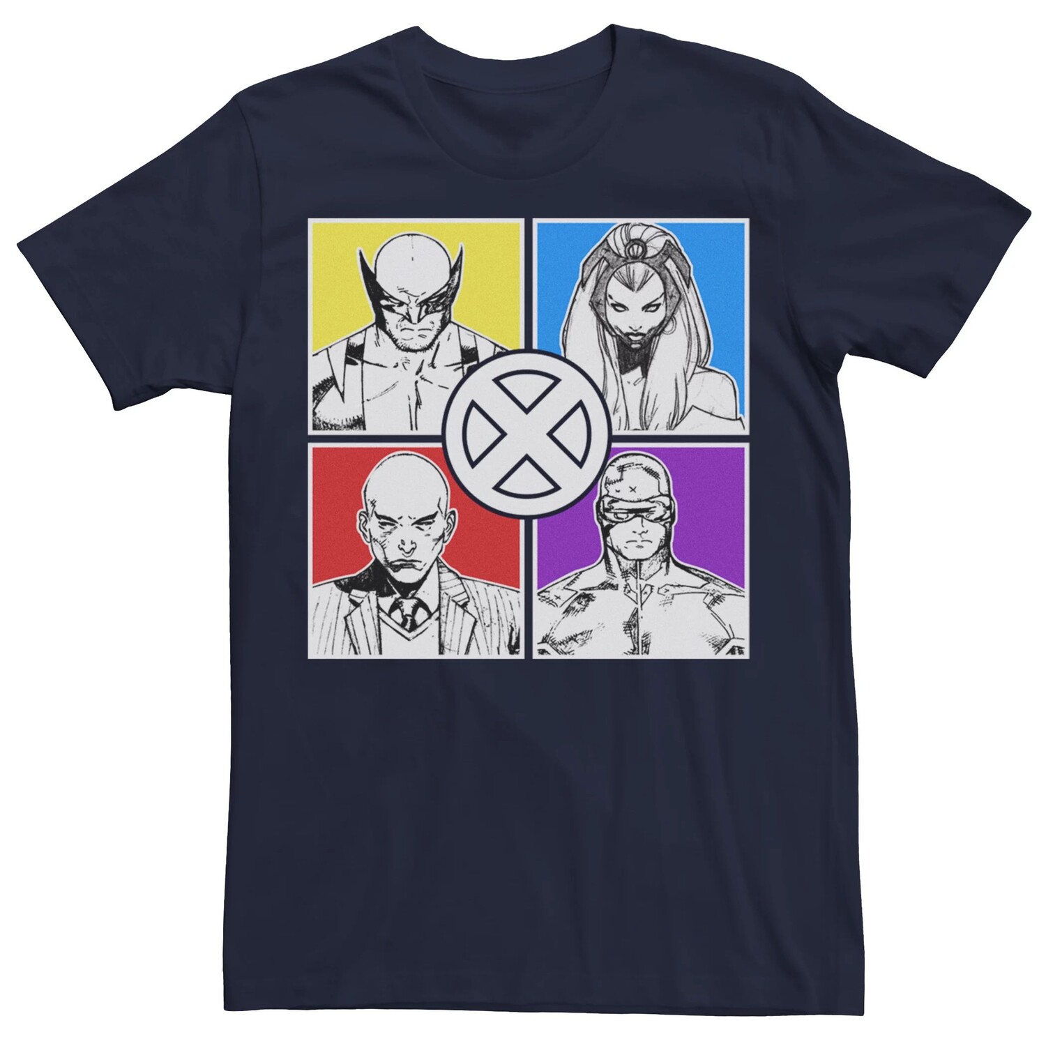 

Мужская классическая футболка с рисунком Marvel X-Men Licensed Character