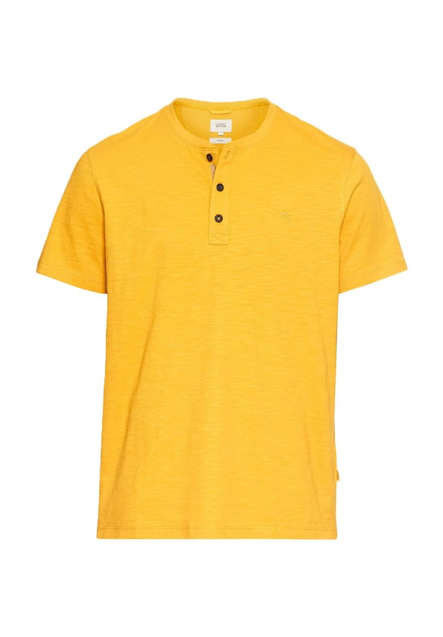 

Футболка с воротником-хенли Camel Active, цвет 65 sunflower