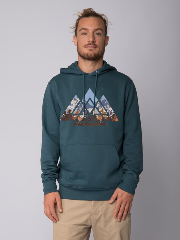 

Толстовка wat Apparel Sweatshirt Geometric Landscape, цвет Petrol