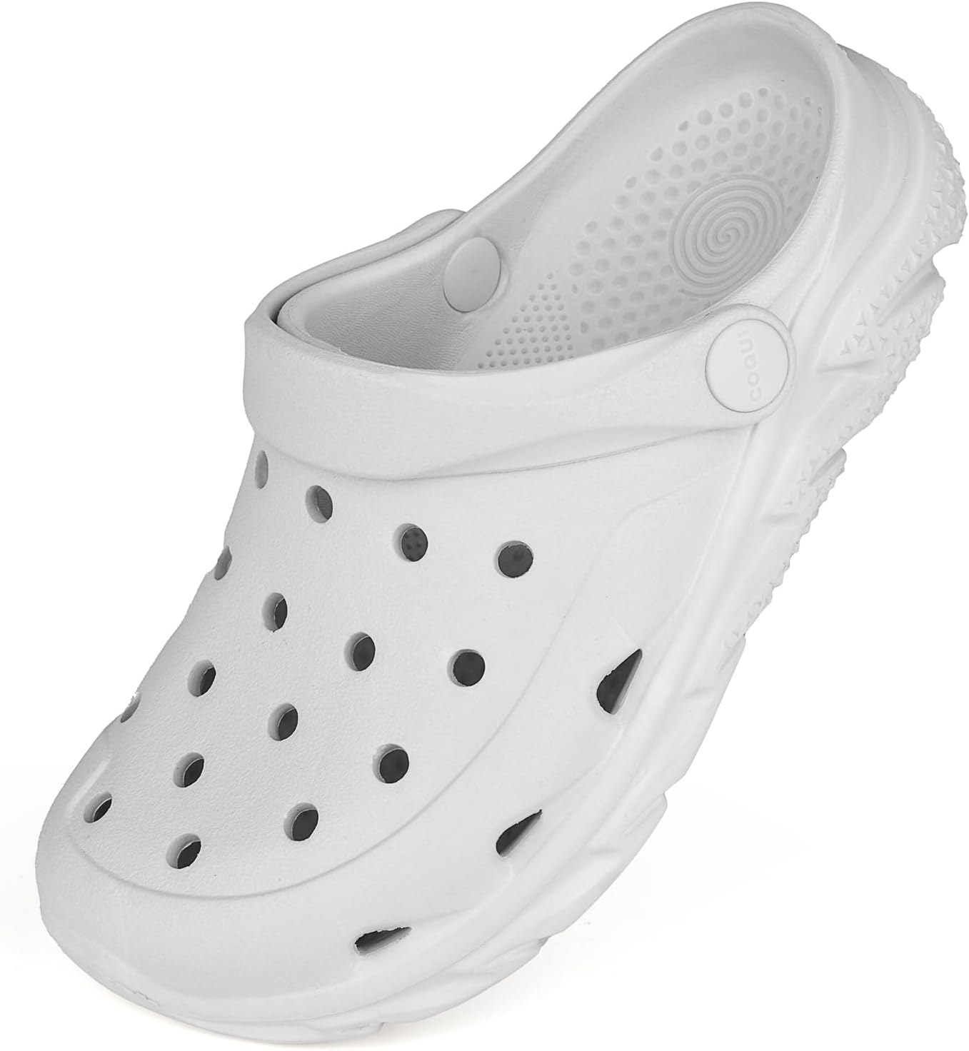 

Мужские и женские сабо, садовая обувь без застежки, сабо с поддержкой свода стопы, пляжные тапочки, сандалии, водная обувь для бассейна и душа Biuhfn, серый