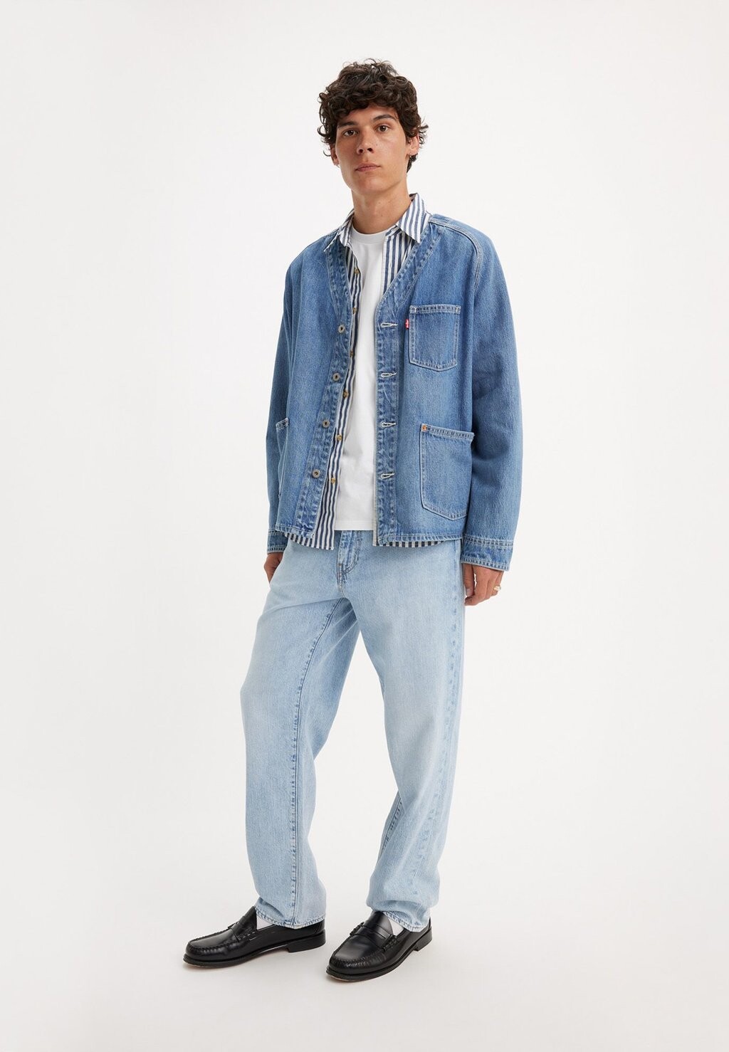 Джинсы свободного кроя 568 STAY LOOSE Levi's, цвет varsity academia — фото 2