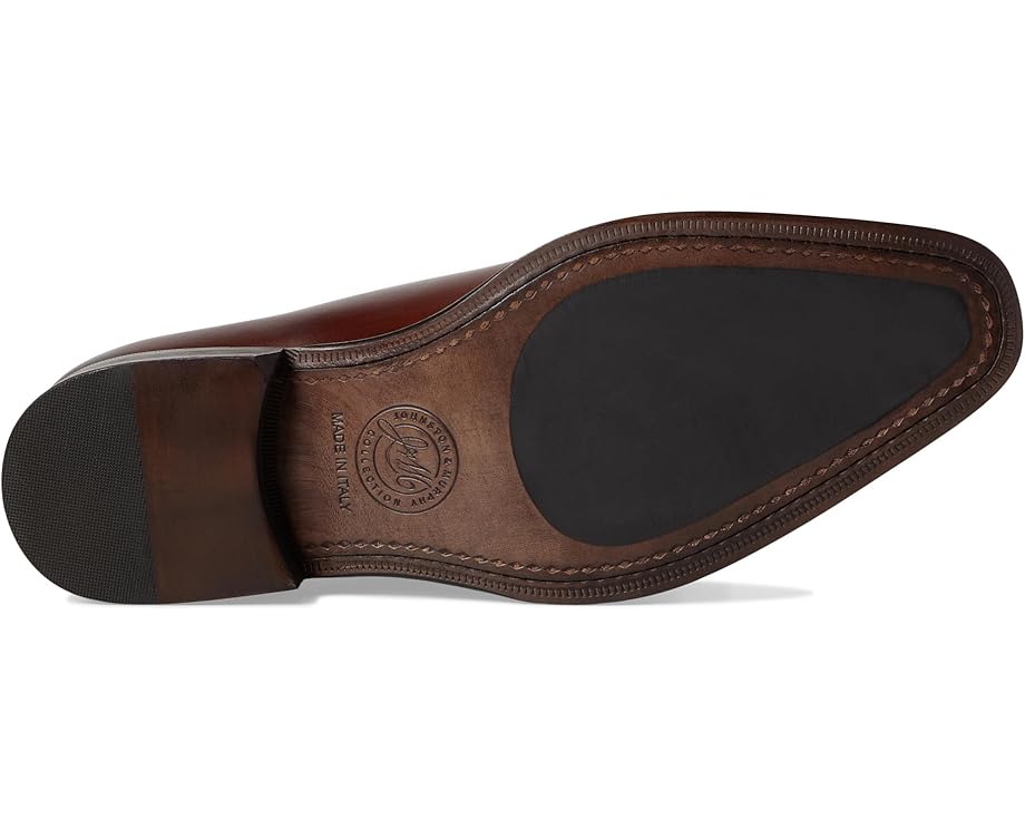 Оксфорды Johnston & Murphy Collection Larson One-Piece Plain Toe, цвет Mahogany Italian Calfskin — фото 3
