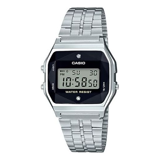 

Часы CASIO Classical Vintage Waterproof Black/ Unisex Mens Silver Digital, серебряный