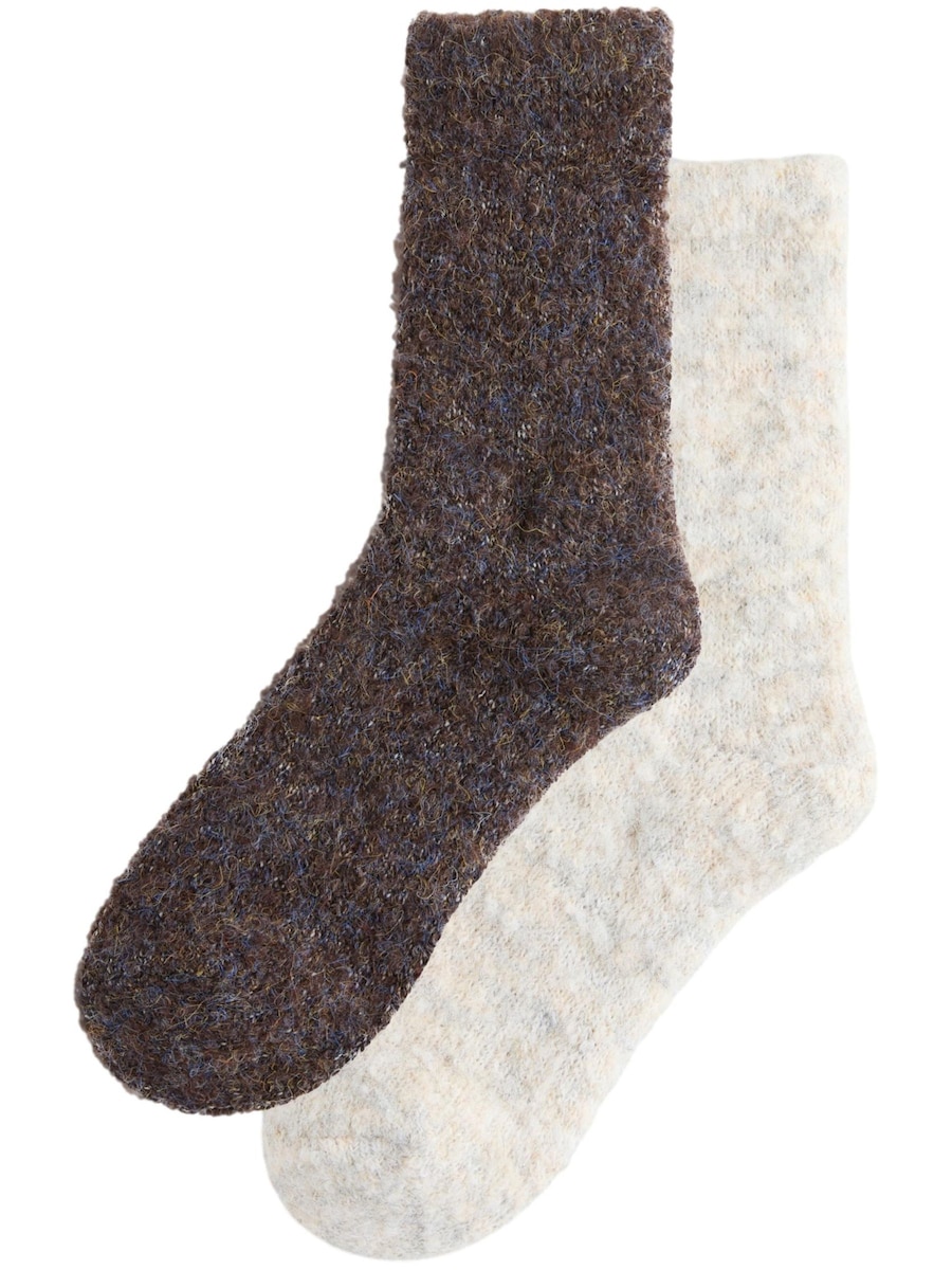 

Носки Next, экрю/темно-коричневый