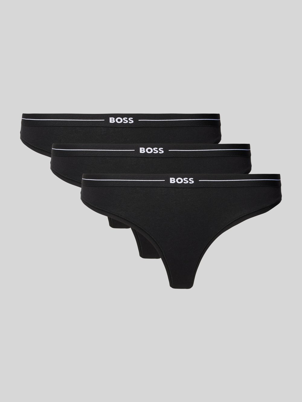 

Трусы с эластичным поясом и логотипом в упаковке 3 шт BOSS, черный