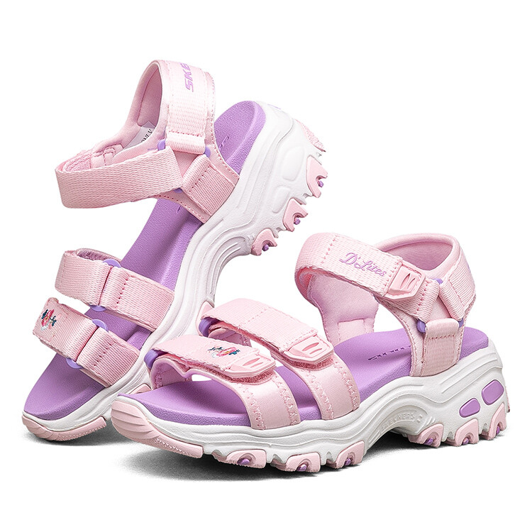Сандалии детские серии D"LITES GS Фиолетовый/Розовый Skechers — фото 3