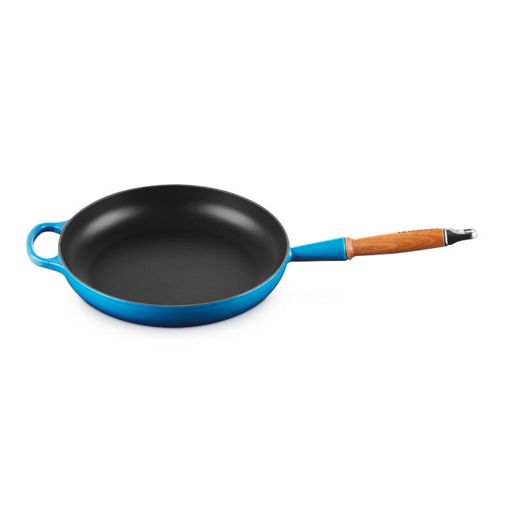 

LE CREUSET Низкая чугунная сковорода 28 см Лазурная, синий