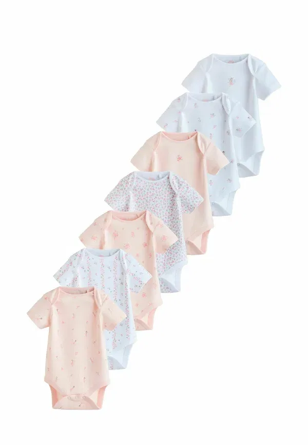 Боди Next Regular fit short sleeve 7 pack, розовый