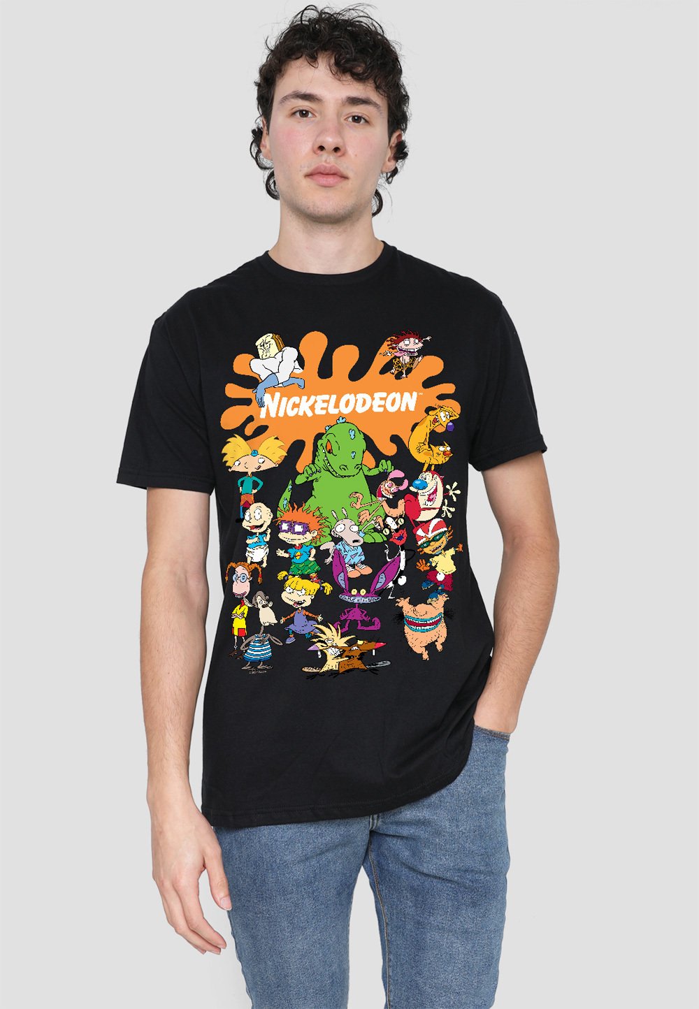 

Футболка с принтом NICKELODEON BRAND SPLAT GROUP Cotton Soul, черный