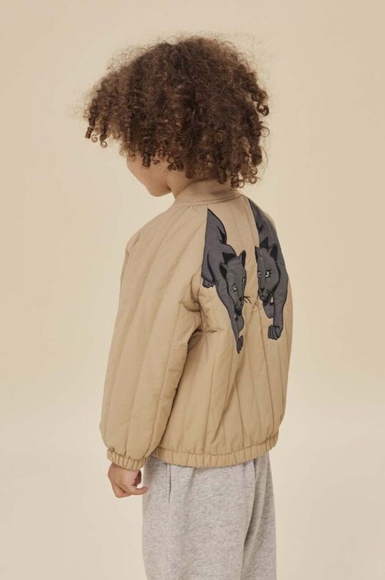 

JUNO BOMBER JACKET детский бомбер Konges Sløjd, бежевый
