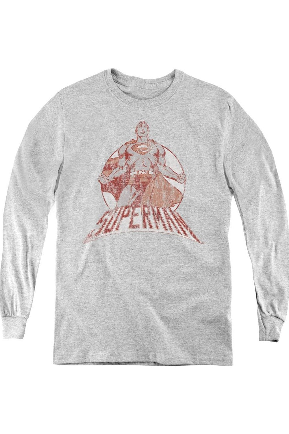 

Футболка с длинным рукавом Superman Super Bad Youth Gildan, Athletic Heather