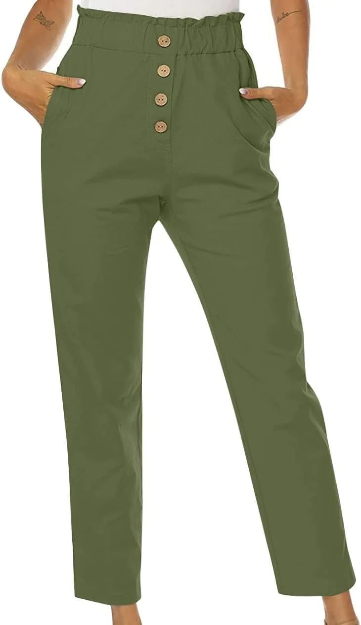 

Женские капри с карманами, эластичные и удобные LCMTWX